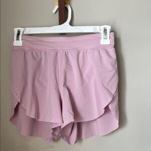 Light Pink Lululemon Running shorts